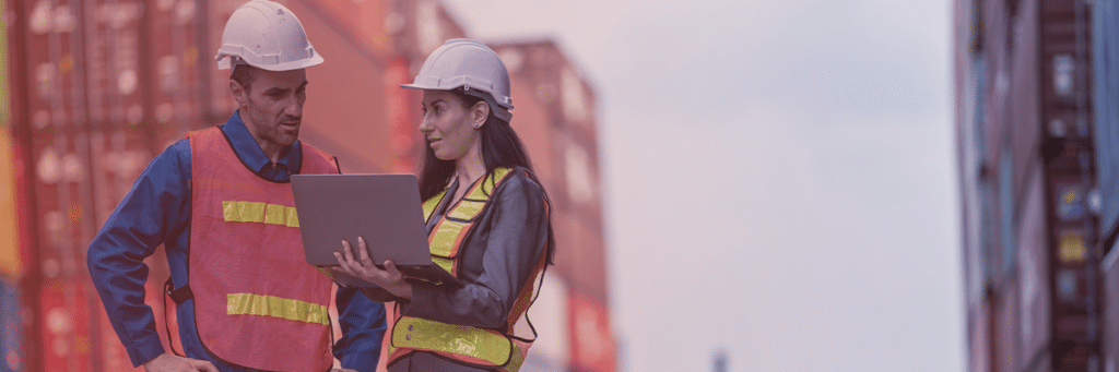 Sistemas de logística conectados com dispositivos IoT e infraestrutura de TI